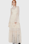 Hecate Lace Maxi Dress [IVORY]