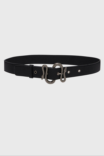 In The Hollow Snake Buckle Belt