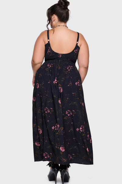 Junniper Maxi Dress [BLACK/PINK]