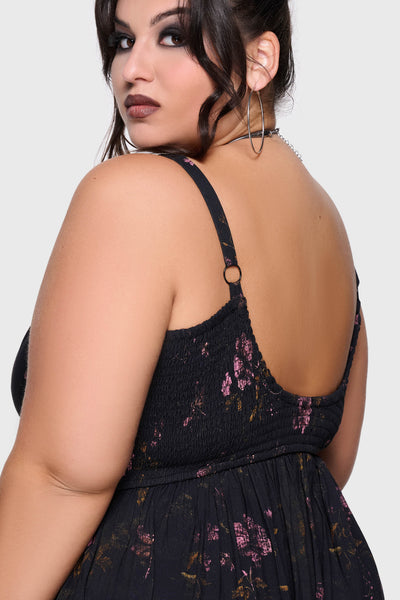 Junniper Maxi Dress [BLACK/PINK]