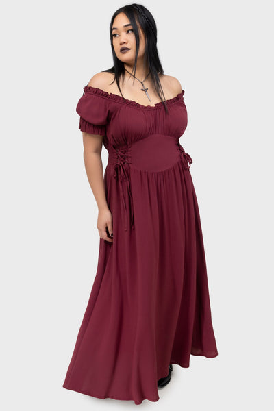 jocasta tiered maxi dress Anthropologie Jocasta Tiered Maxi Dress Burnt Orange Gold Metallic-size S