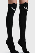 Keiko Kitty Knee High Socks