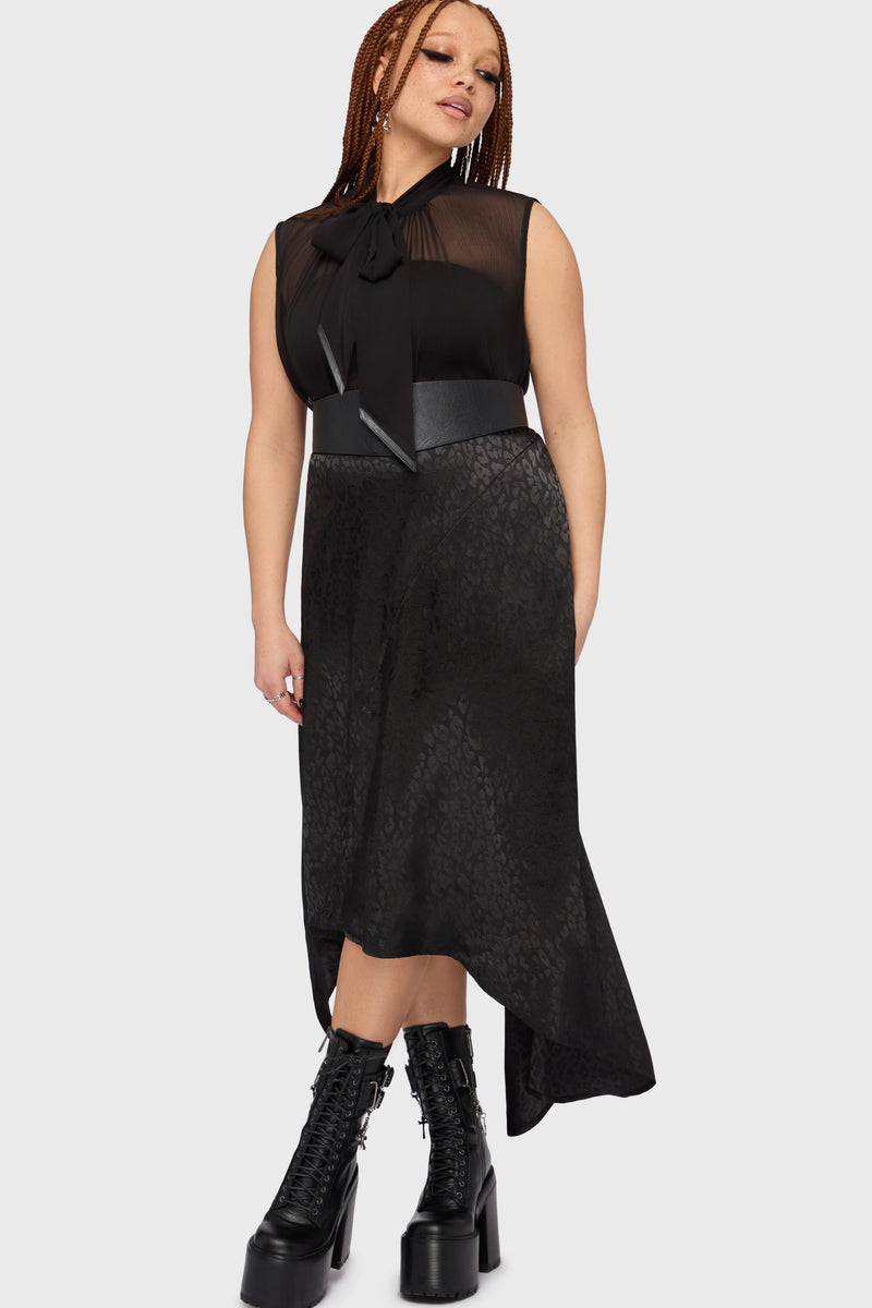 Kihilist Nova Asymmetric Skirt