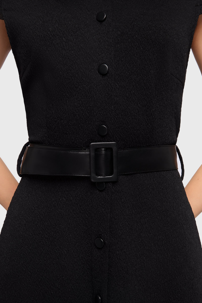 Kihilist Obsidienne Collar Dress