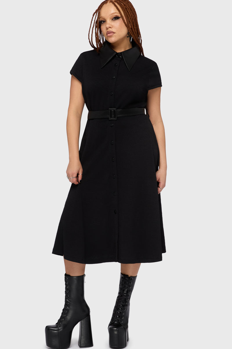 Kihilist Obsidienne Collar Dress