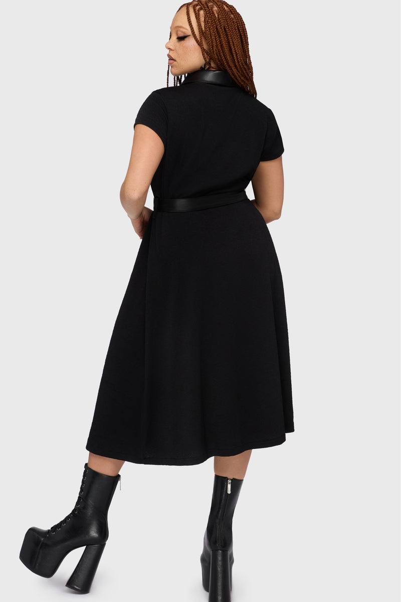 Kihilist Obsidienne Collar Dress