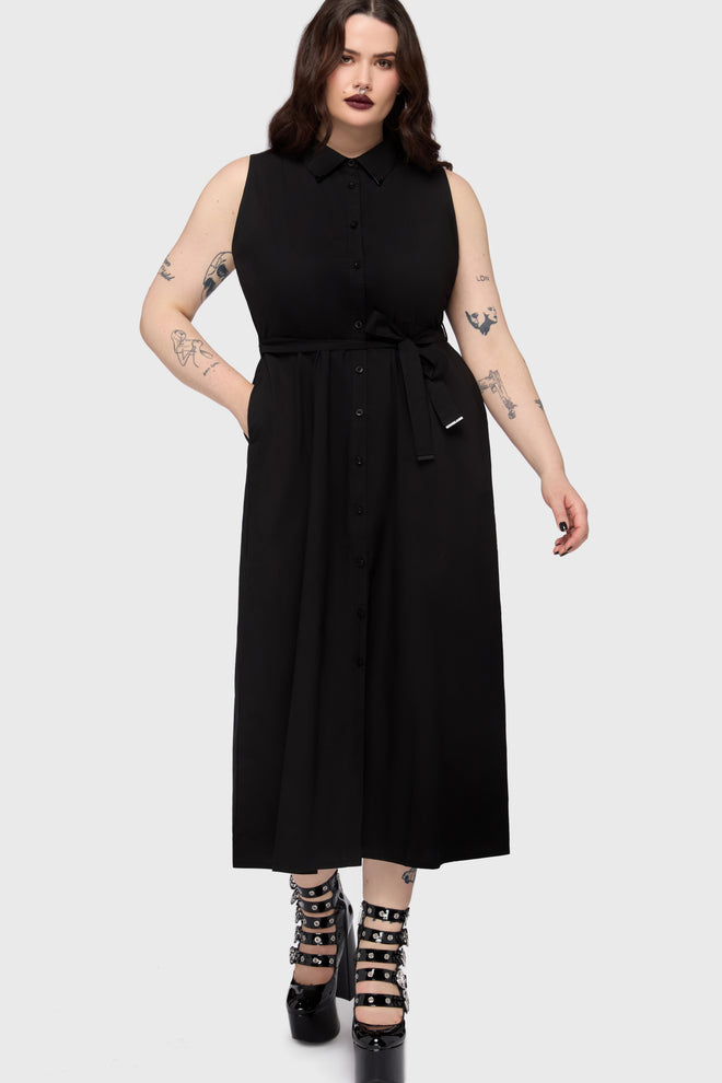 Kihilist Obsidienne Shirt Dress