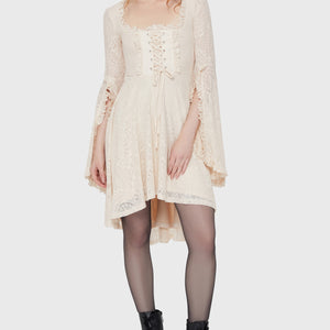 Killing Kisses Lace Maiden Dress [Ivory]