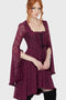 Killing Kisses Lace Maiden Dress Plum