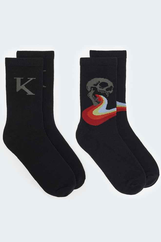 Killstar 2 Pack Socks