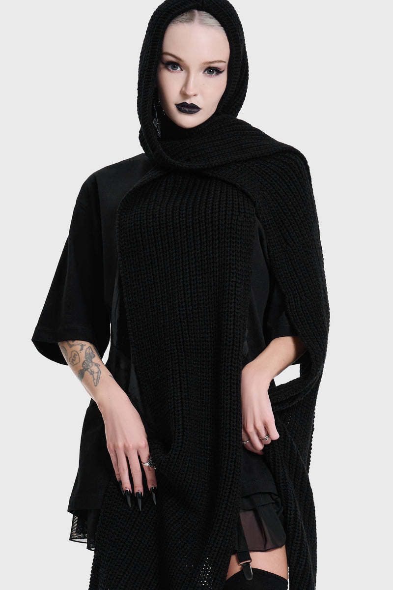 Killstar Hooded Scarf