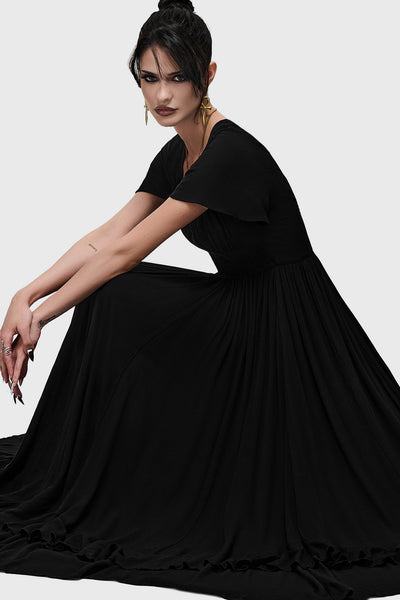 Lilith Of The Night Maxi Dress