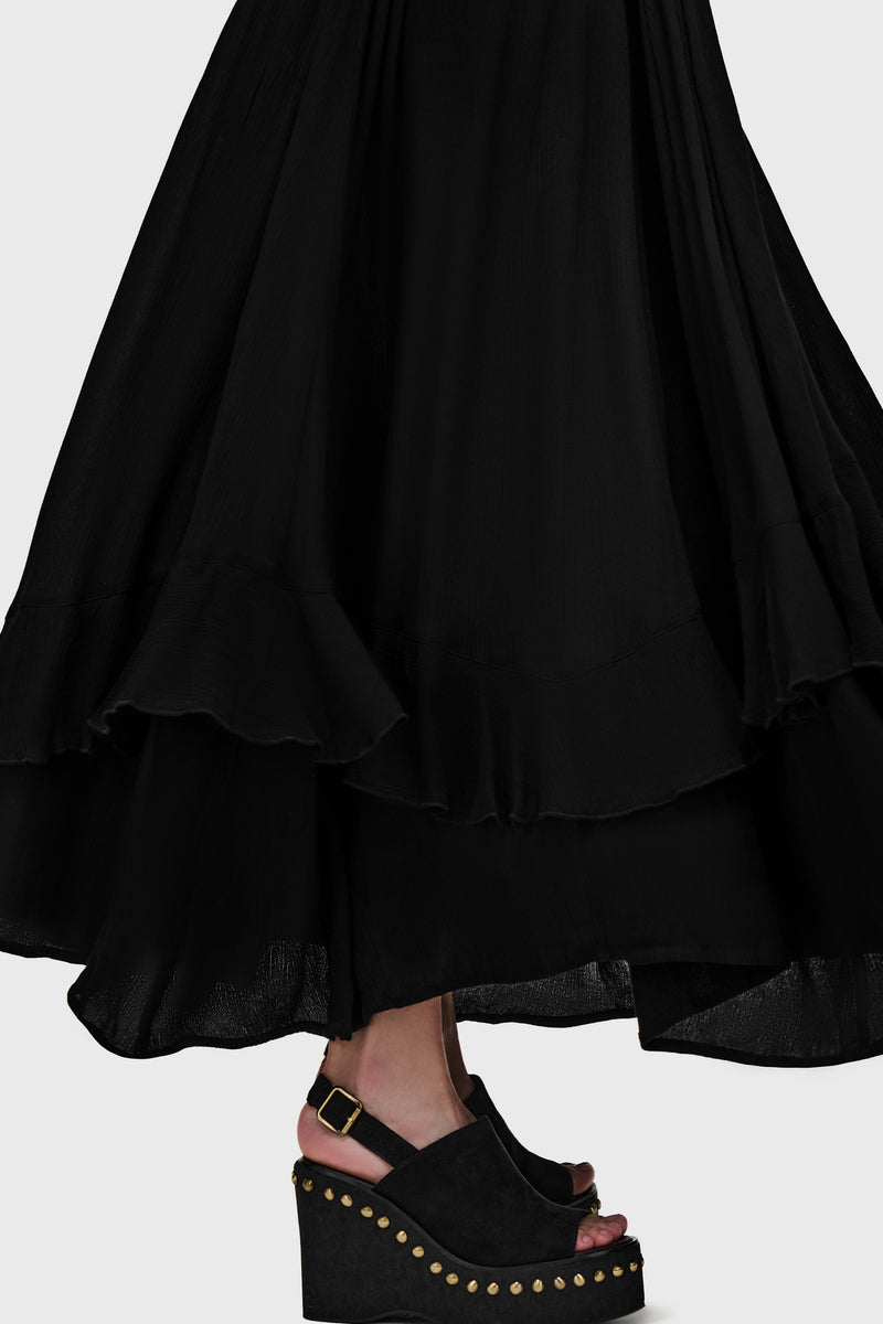 Lilith Of The Night Maxi Dress