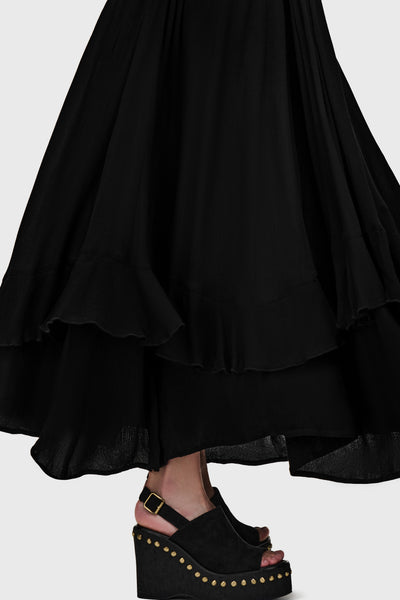 Lilith Of The Night Maxi Dress