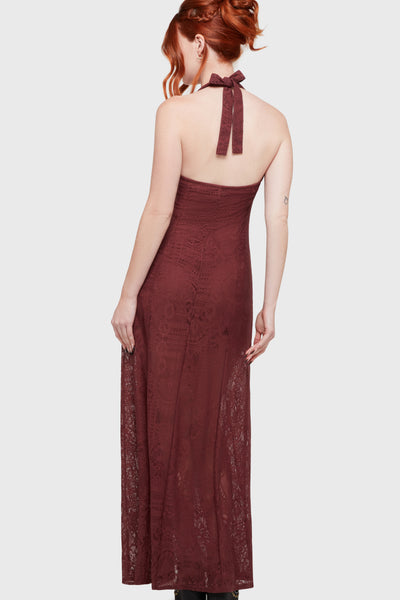 Lilith's Garden Maxi Dress [Burgundy]