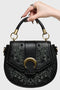 Lunar Fern Embroidered Handbag