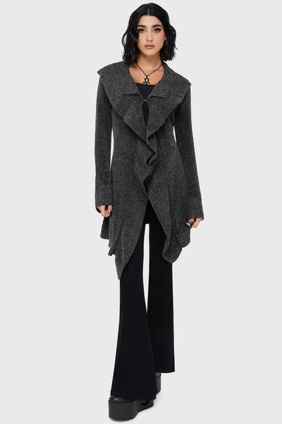 Lunar Owl Cardigan [Grey]