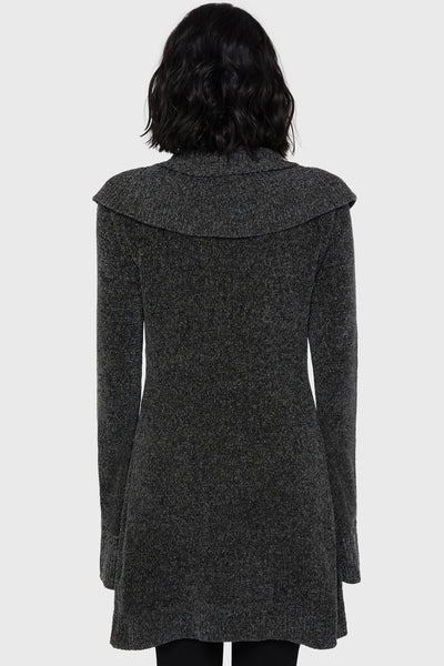 Lunar Owl Cardigan [Grey]