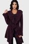 Lunar Owl Cardigan [Purple]