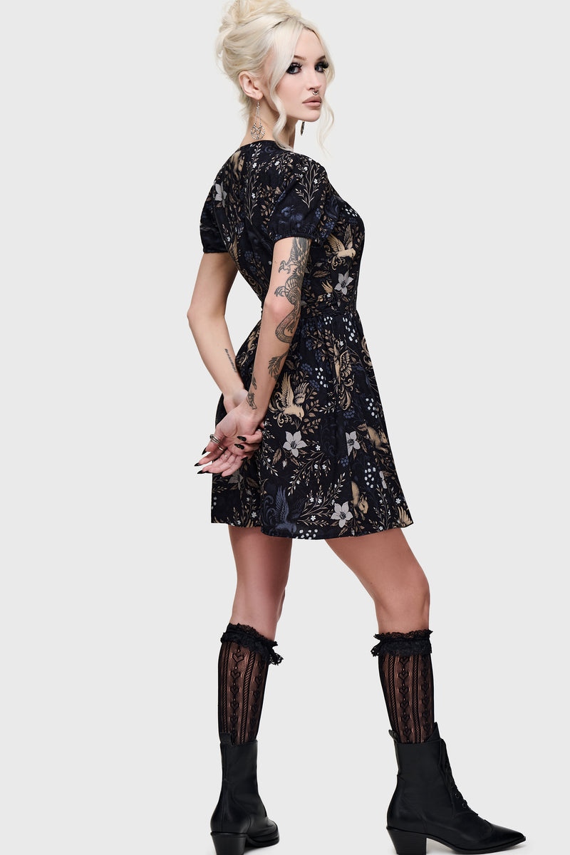 Midnight Garden Mini Dress