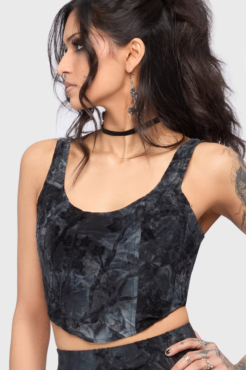 Midnight Vale Corset Top