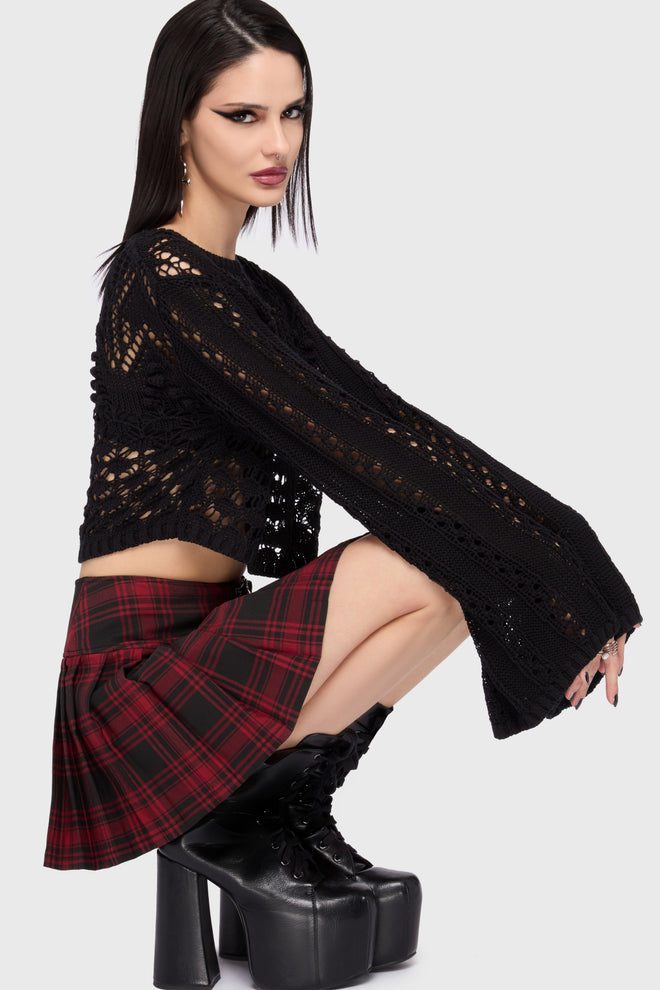 Midnight Vale Cropped Sweater