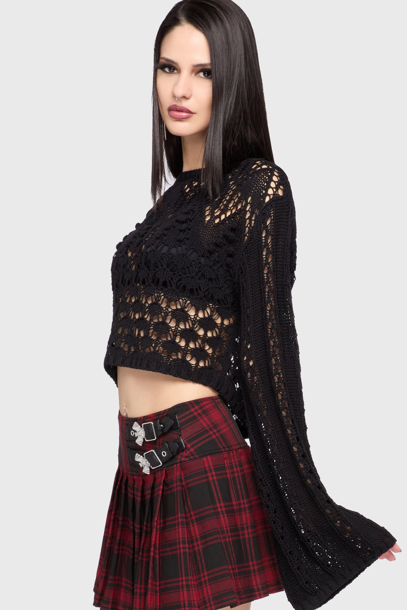 Midnight Vale Cropped Sweater