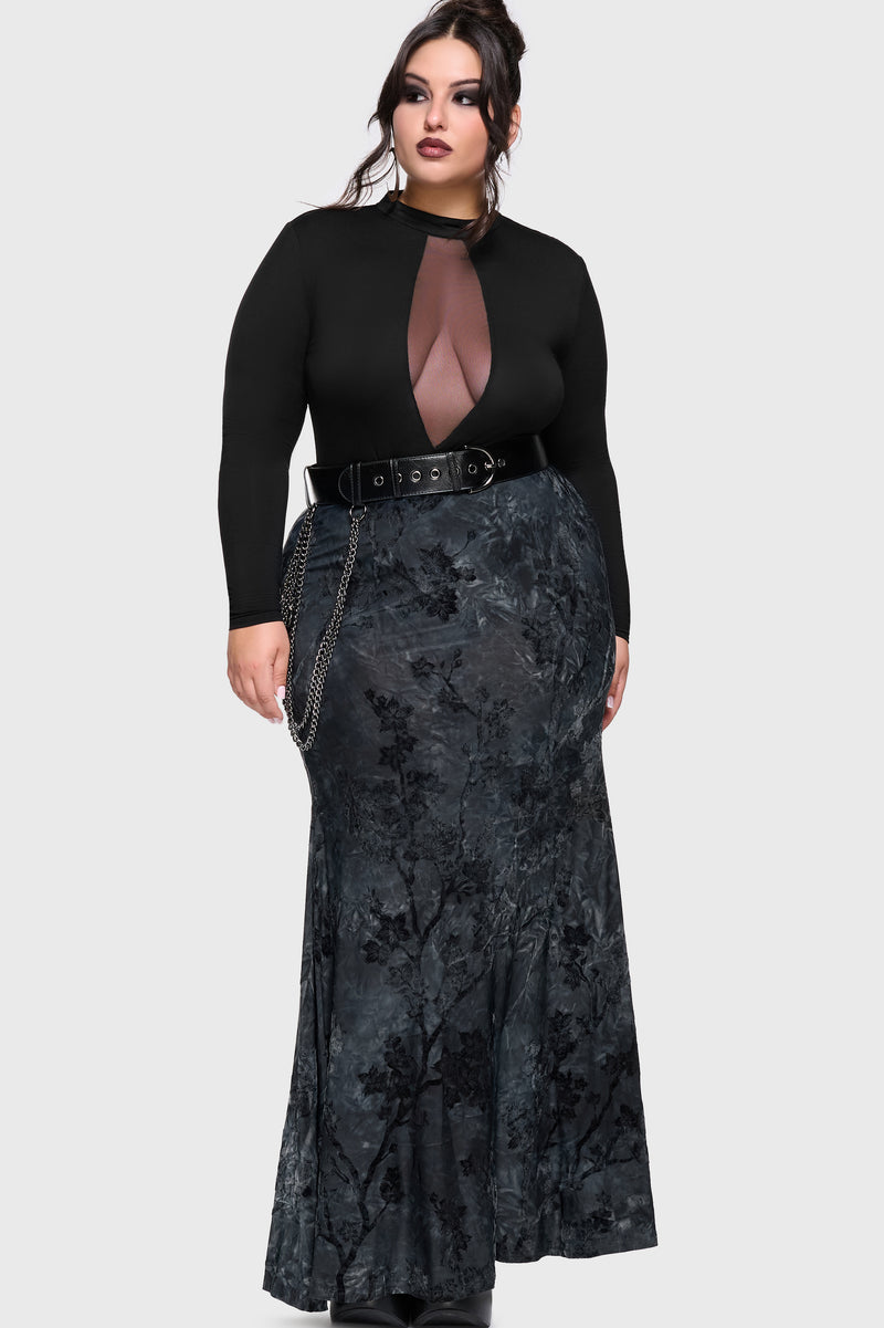 Midnight Vale Maxi Skirt