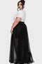 Midnight Vale Ruffle Blouse