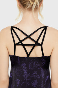 Midnight Moth Slip Dress