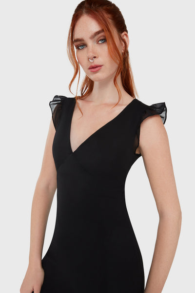 Misty Hollow Midi Dress