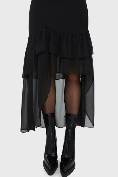 Misty Hollow Midi Dress