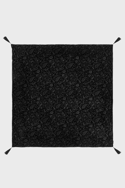 Moon Bloom Velvet Blanket