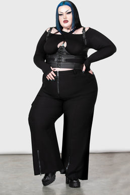 Moray High Waisted Trousers [PLUS]