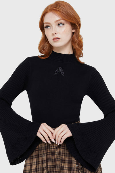 Morbida's Moth Knitted Top