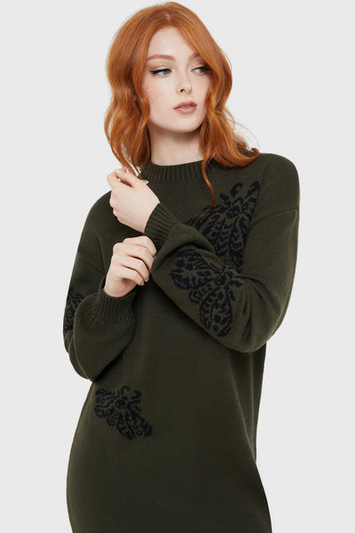 Moth Light Sweater Dress | Killstar Moth Light Sweater Dress | Killstar