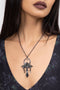 Mourning Ankh Necklace