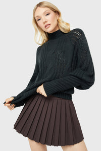 Nightshade's Curse Mini Skirt [BROWN]