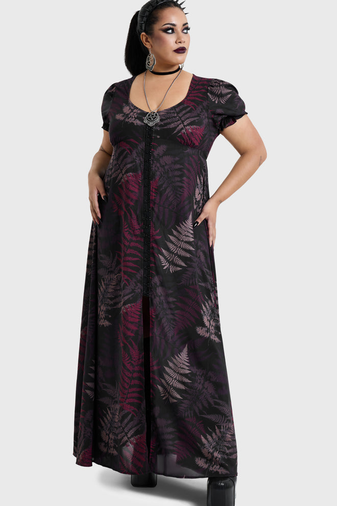Night's Inferno Maxi Dress
