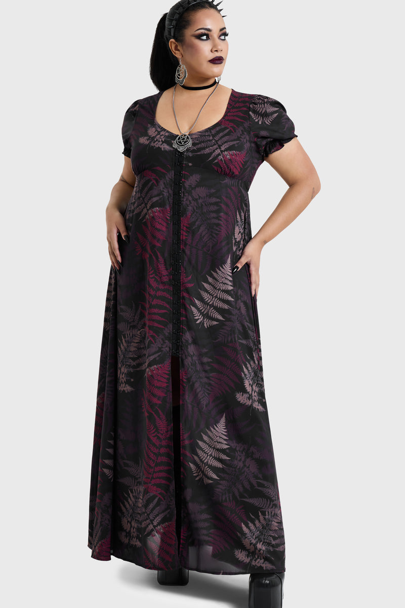 Night's Inferno Maxi Dress