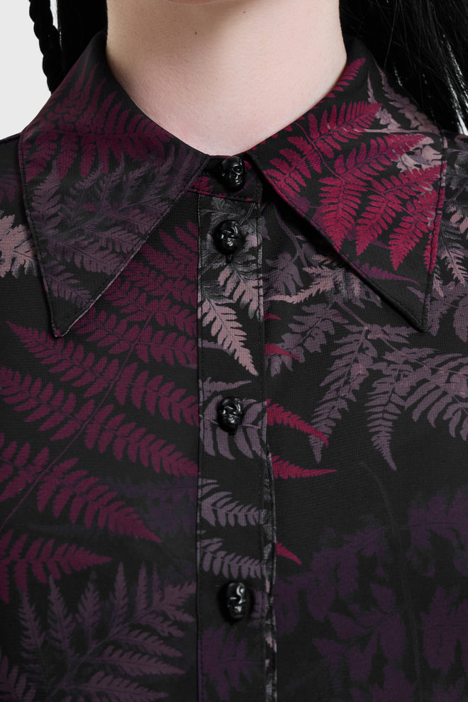Night's Inferno Shirt Dress