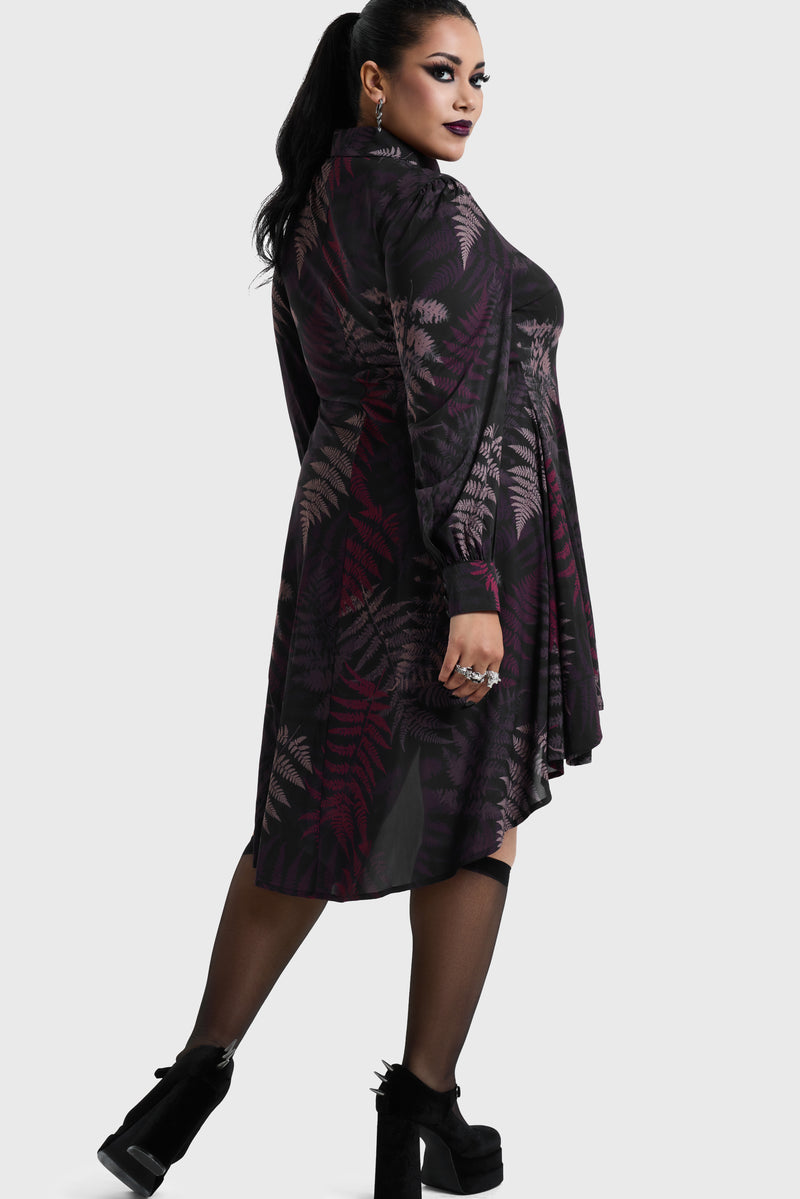 Night's Inferno Shirt Dress