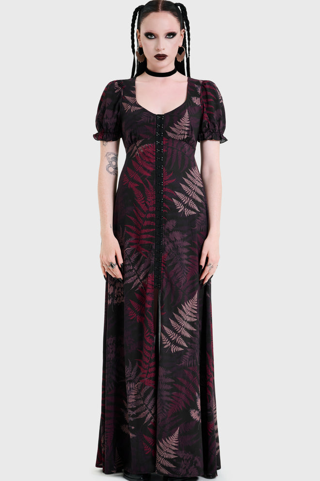 Night's Inferno Maxi Dress
