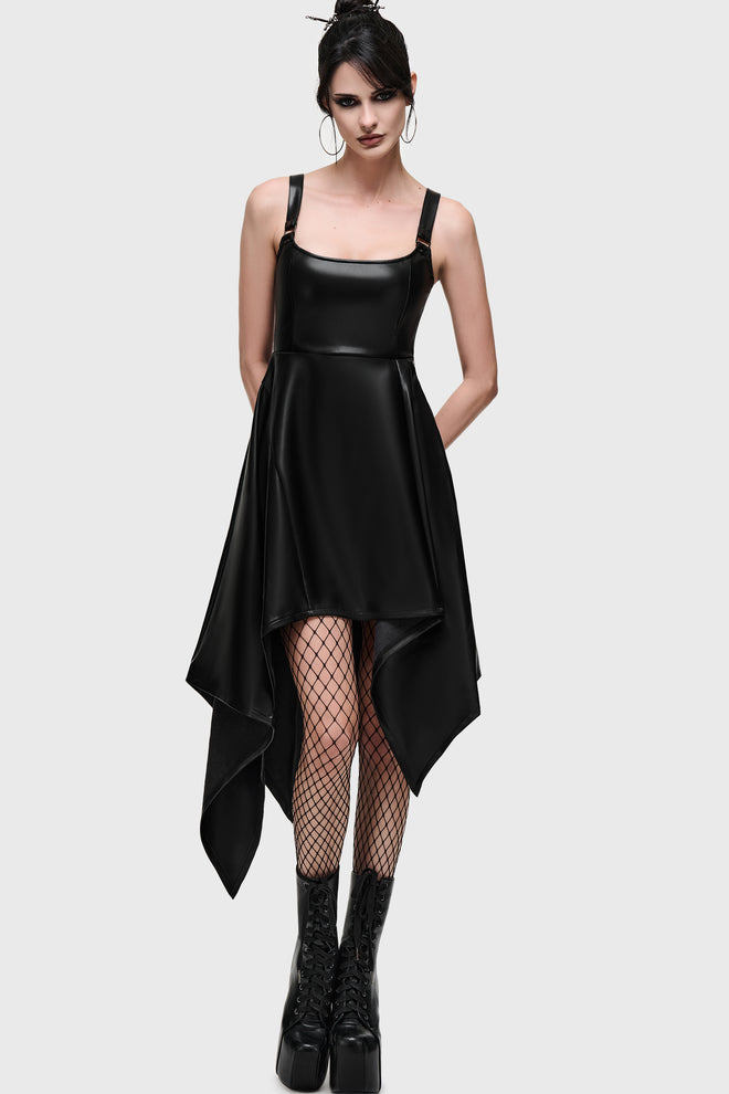 Noir Ruin Midi Dress