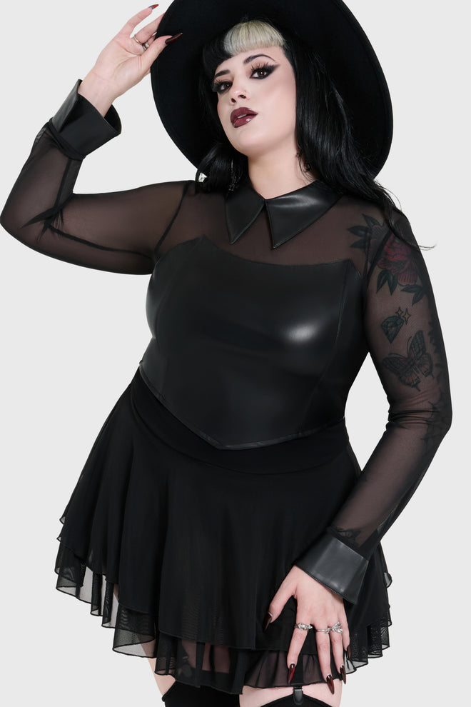 Nova Collared Corset Top