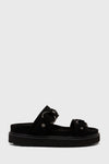 Obsidian Night Flat Sandal