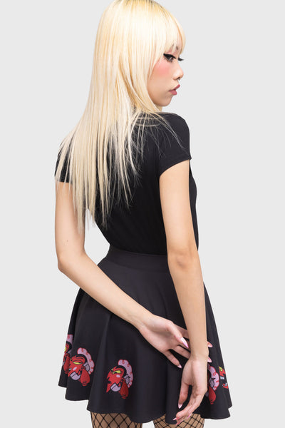 Oh So Evil Skater Skirt