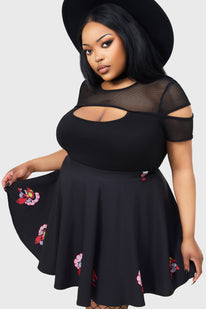 Oh So Evil Skater Skirt