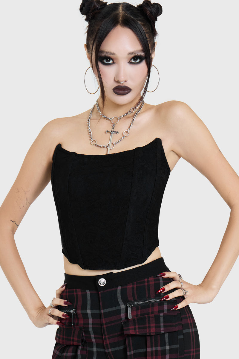 Ophidian Lace Corset Top