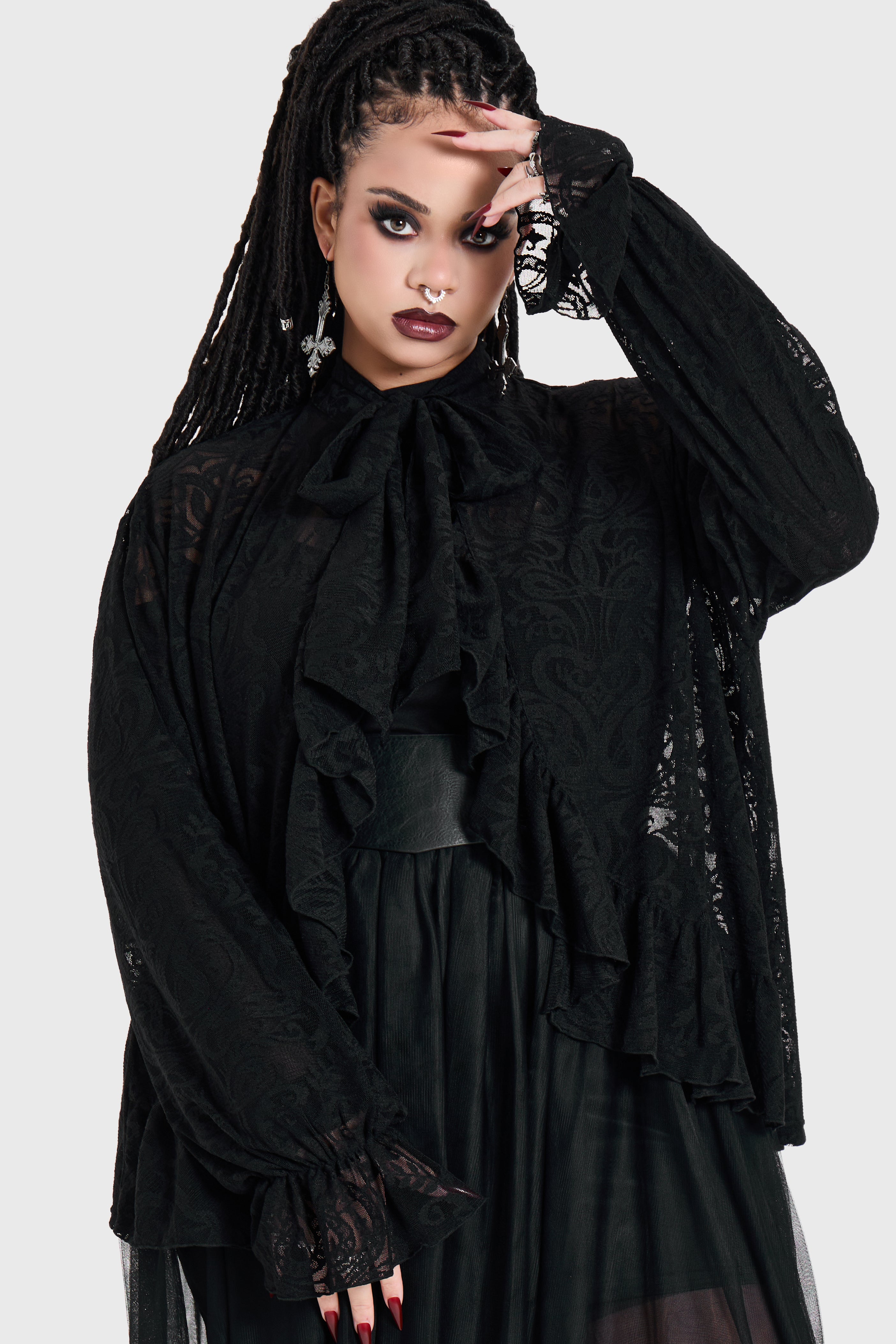 Ophidian Lace Shirt ‐ KILLSTAR
